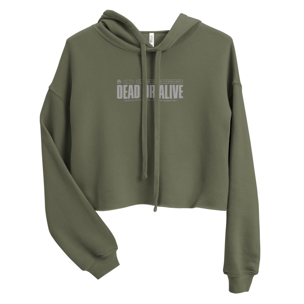 DEAD OR ALIVE CAPSULE CROP HOODIE
